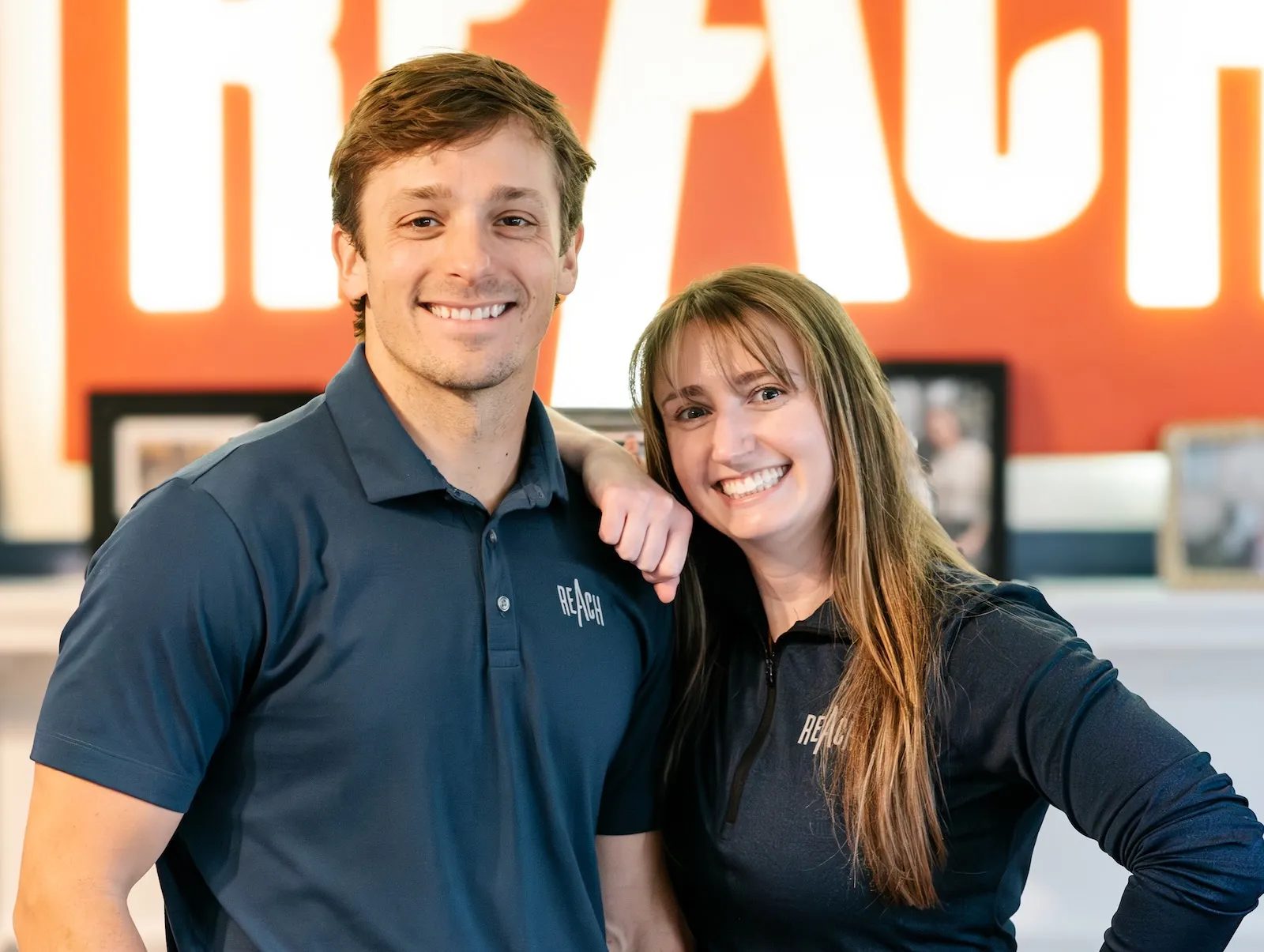 Dr. RJ Burr and Dr. Sheridan Kent at REACH Rehab + Chiropractic in Plymouth, Michigan