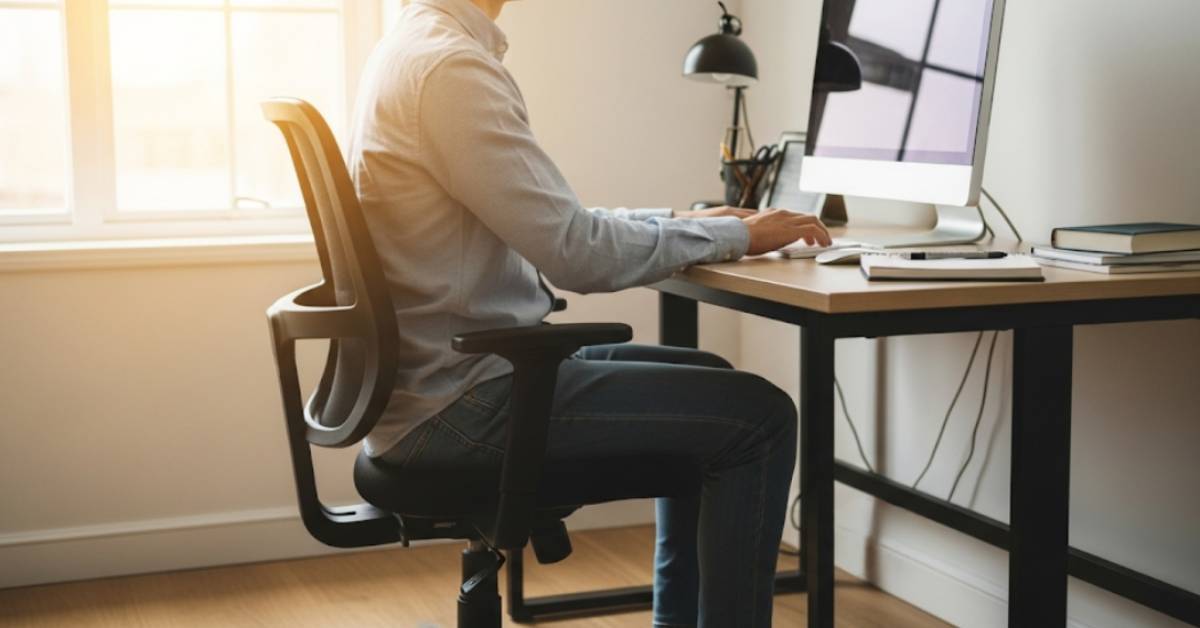 Ergonomically Set Up Desk