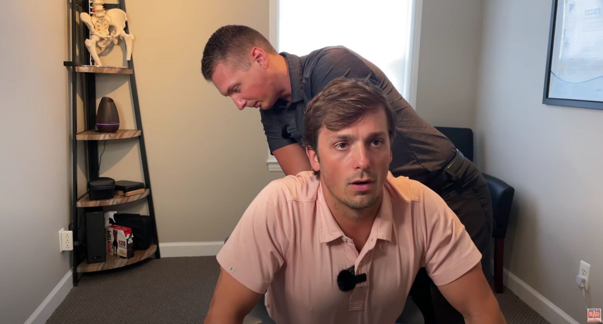 Person experiencing a holistic chiropractor